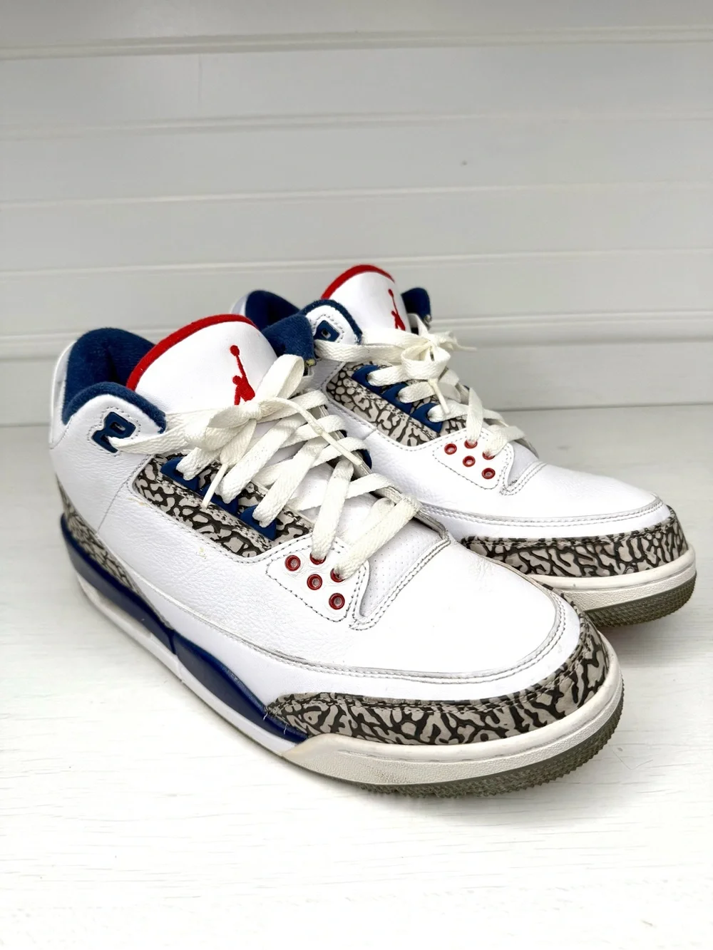 Jordan Air Jordan 3 Retro OG True Blue White/Fire Red 2016 854262-106